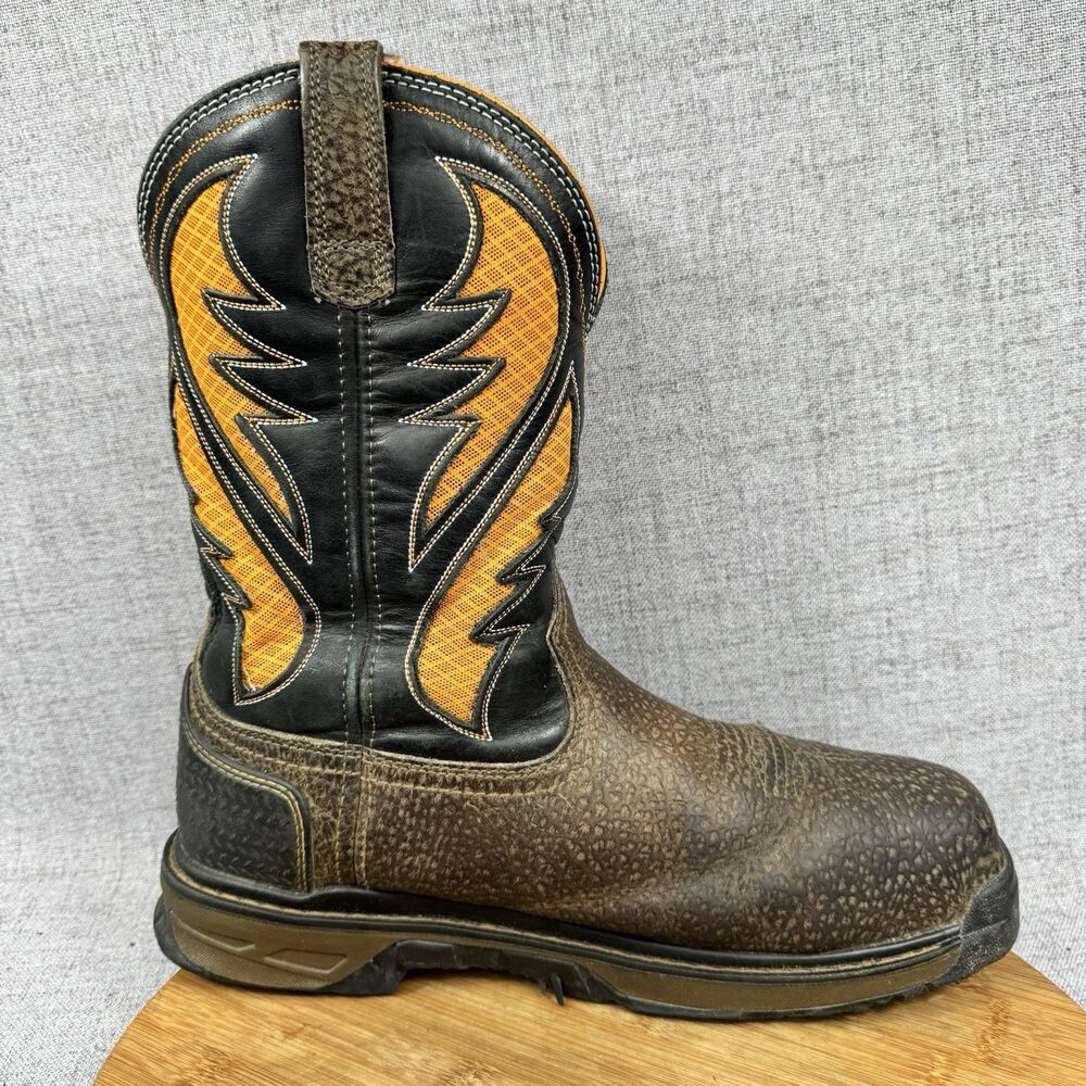 Ariat Intrepid VentTEK Composite Toe Leather Work Boots Men's 11.5 EE - Picture 6 of 10